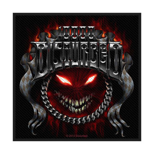 Disturbed - Chrome Smiley Official Standard Patch ***READY TO SHIP from Hong Kong***